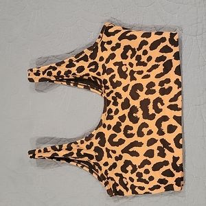 Balance Athletica king cheetah print sports bra